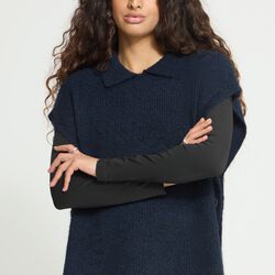 IAYLVA Poncho, maritime blue, ICHI