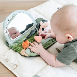 Tiny Farm tummy time sensorisk spejl, colour mix Tiny Farm tummy time sensorisk spejl, colour mix, Done by Deer