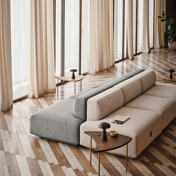 Pinwheel HM7 sidebord, olieret valnød, &Tradition