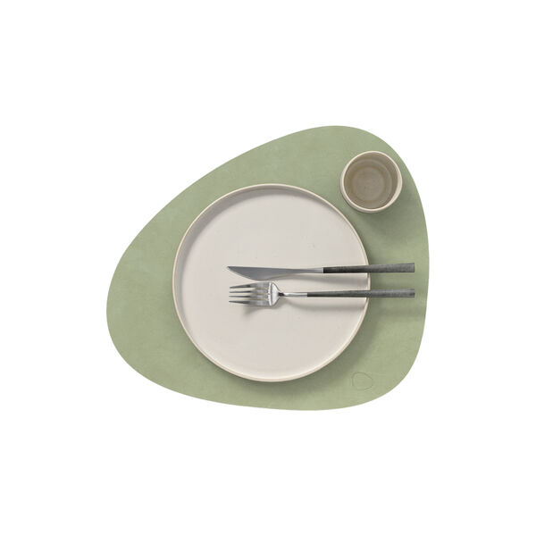 Nupo d&aelig;kkeserviet Curve L, olive green, LIND DNA