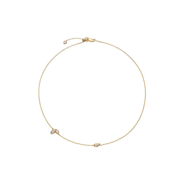 Swift Halskæde 01, guld, Maria Black