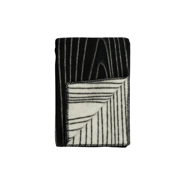 SKOG Throw, black/natural SKOG Throw, black/natural, Røros Tweed