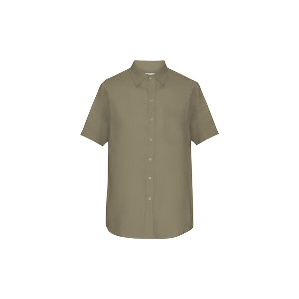 Linen SS Shirt, dusty olive, Colorful Standard