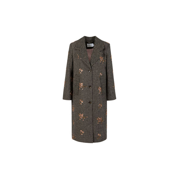 Sequins coat, rose/olive sequins, Coster Copenhagen