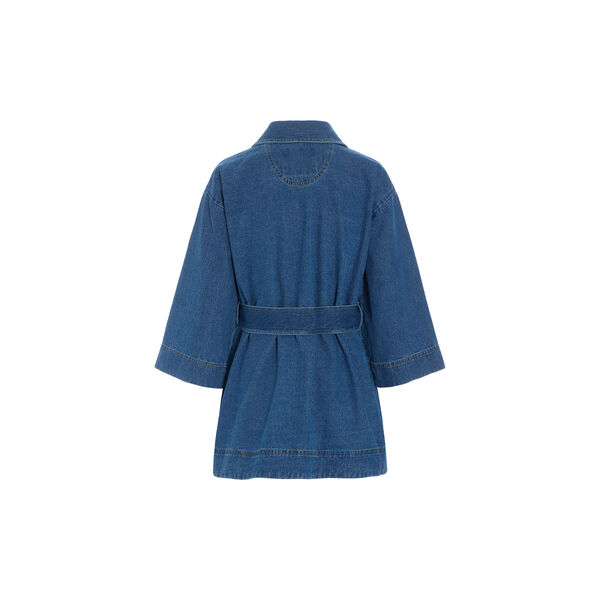Hayato lang jakke, blue denim, BITTE KAI RAND