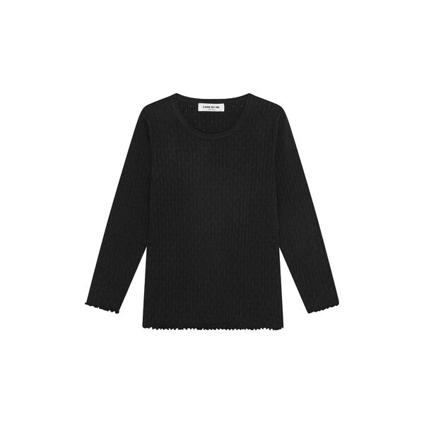 Clara Long Sleeve T-Shirt, black, CARE BY ME
