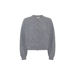 NOOS - Sisse Cardigan, grey melange, LA RŌUGE