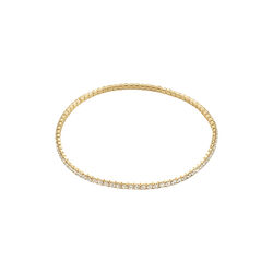 ARASH krystalarmbånd, guldbelagt, Pilgrim