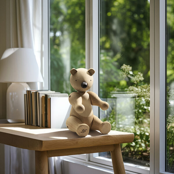 Bjørn stor, eg/ahorn, Kay Bojesen Denmark