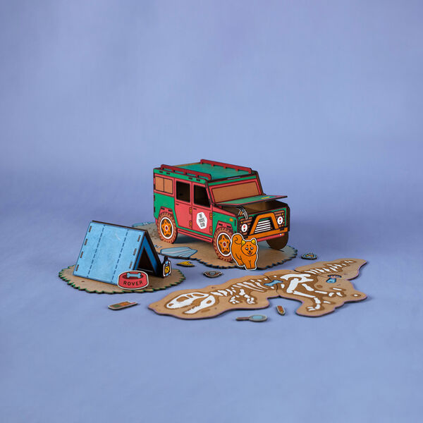 Dinosaur trælegetøj | Rover's udflugt, Crateit