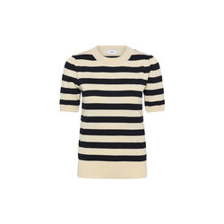 MilaSZ SS Block Stripe Pullover, nightsky birch block stripe, Saint Tropez