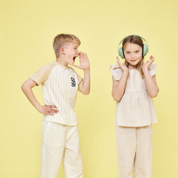 Hush beskyttende høreværn, dusty green, Kreafunk