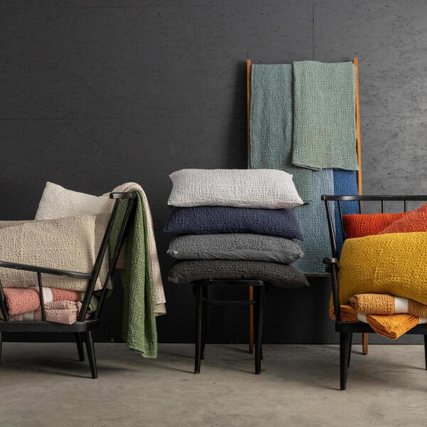 TANA Bedspread, carbone, Vivaraise