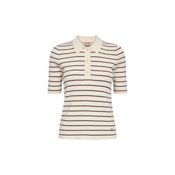 MMCaliz Stripe SS Knit, coffee quartz, MOS MOSH