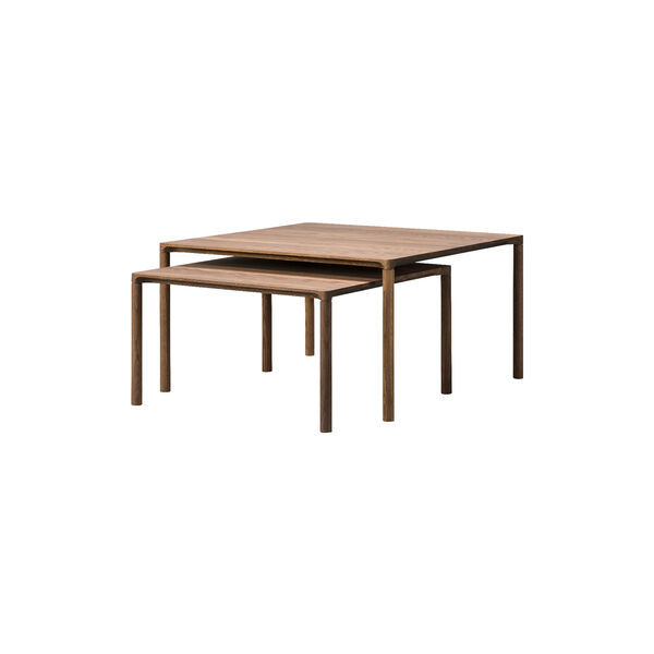 6798 Piloti Wood Coffee Table, oiled smoked oak, Fredericia Furniture