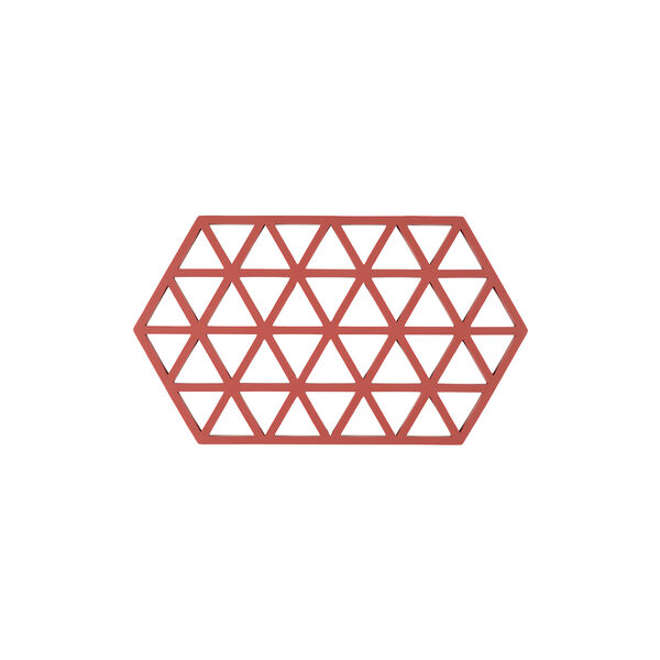 Triangles bordsk&aring;ner, burned red, Zone Denmark