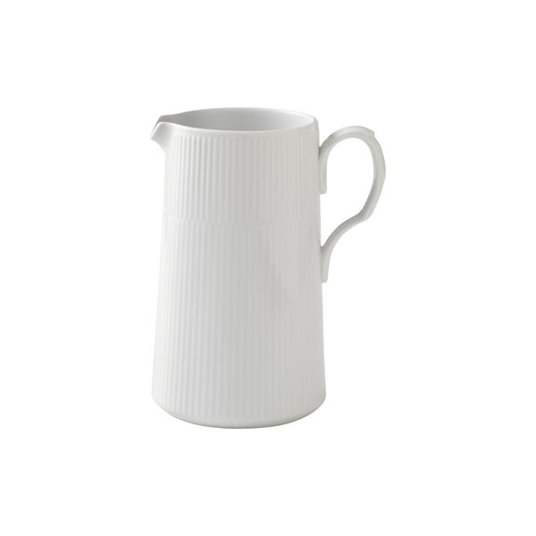 Hvid Riflet kande 1,5 L Hvid Riflet kande 1,5 L, Royal Copenhagen