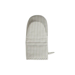 Icons Herringbone Striped Mitten, sage green/white Icons Herringbone Striped Mitten, sage green/white, Lexington