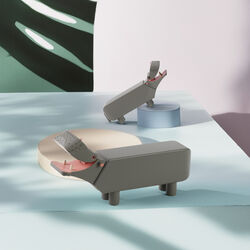 Flodhest lille, grå Flodhest lille, grå, Kay Bojesen Denmark