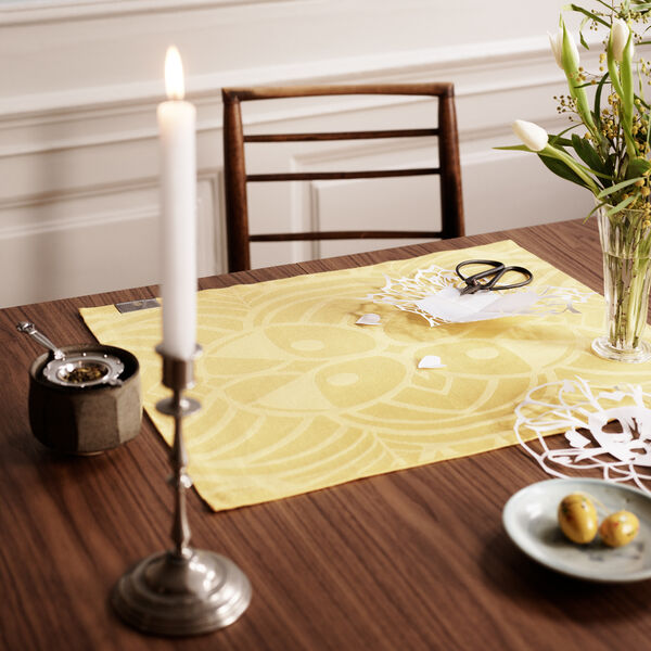 EASTER RUSTIC d&aelig;kkeserviet, yellow, Georg Jensen Damask