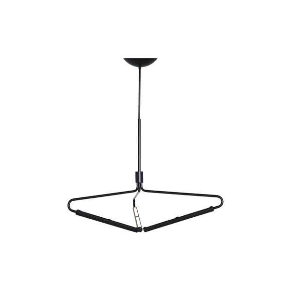 Archangel 3 415 Wide Chandelier, black, Rubn