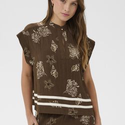 RosashellSZ Blouse, fudge sea shell, Saint Tropez