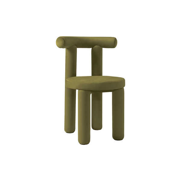 Calan stol, fjøjl olivengrøn, Westwing Collection