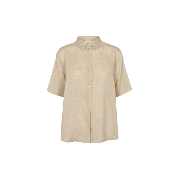 Carina Oversized Shirt, natural melange, Basic Apparel