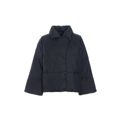 Feather down jakke med revers, black, BITTE KAI RAND