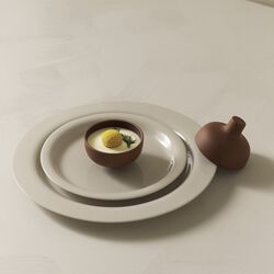 Sand Secrets Small Bowl, red clay, Design House Stockholm