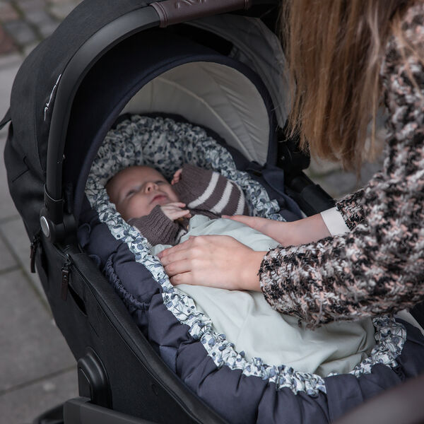 Kaleche til 3-i-1 babynest, blue olive, Sebra