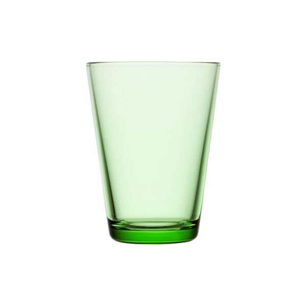 Kartio drikkeglas 2 stk., apple green, Iittala