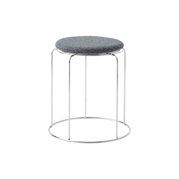 Wire Stool VP11 skammel med hynde, Hallingdal 130, &Tradition