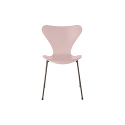 Serie 7&trade; 3107 fuldlakeret stol, pale rose/brown bronze, Fritz Hansen