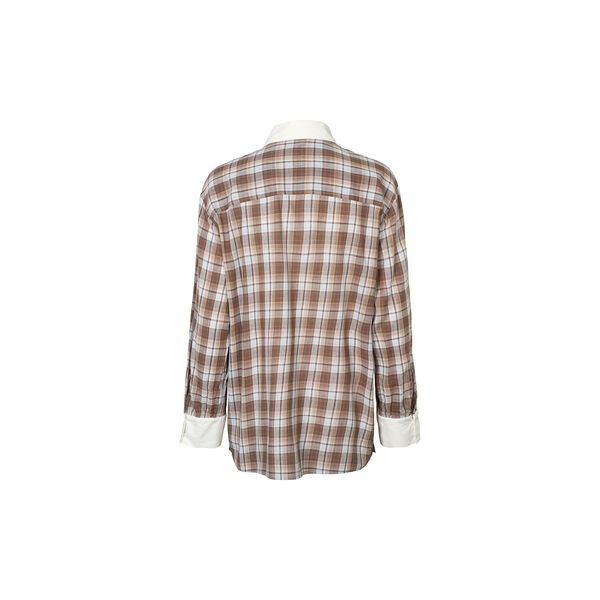 1032PBOLopez shirt, blue/brown check, PBO