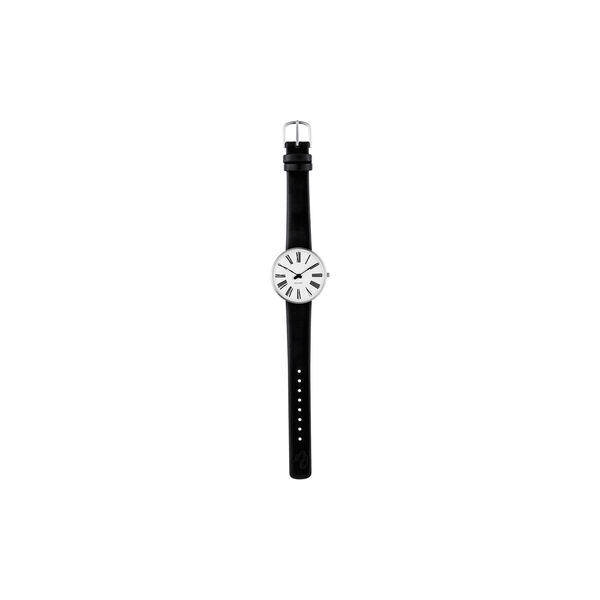 Roman armb&aring;ndsur, white/steel/black, Arne Jacobsen Watches