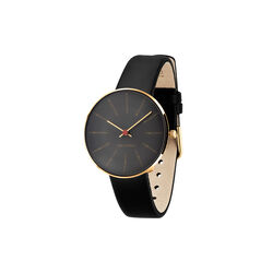 Bankers armb&aring;ndsur, grey/gold/black, Arne Jacobsen Watches