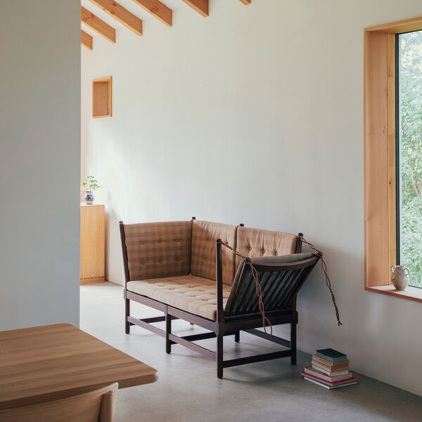 Tremmesofaen, Steelcut Beat 0335/chestnut brown, Fredericia Furniture