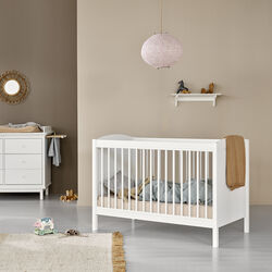 Seaside 2 udtr&aelig;k & vasket&oslash;jspose til Seaside kommode og puslekommode med 6 skuffer, Oliver Furniture