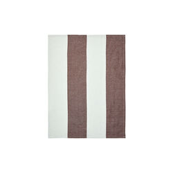 Hale Tea Towel, chestnut/frosted lime, Ferm Living