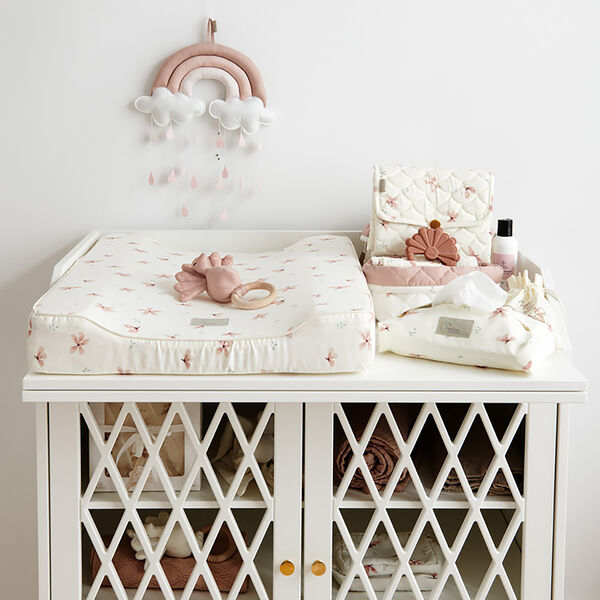 Quiltet pusleunderlag, windflower creme, Cam Cam Copenhagen