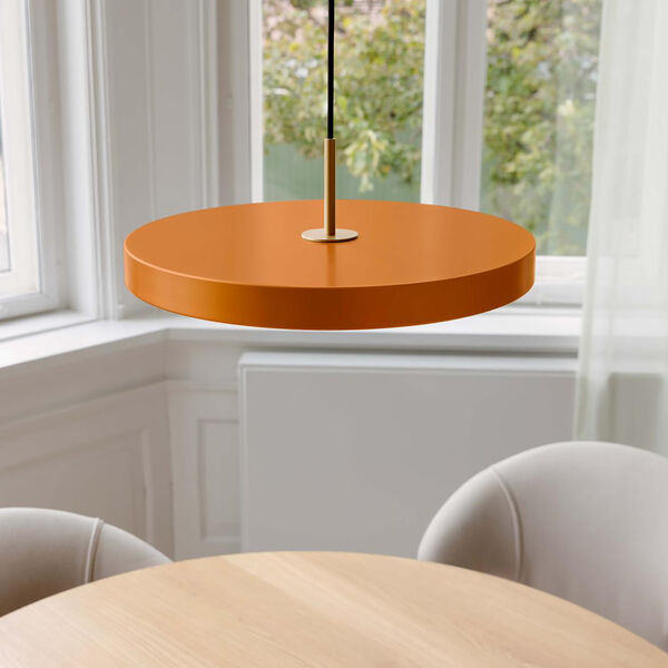 Asteria Plus Pendant, nuance orange/brass, UMAGE