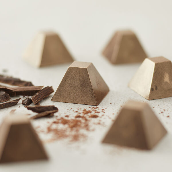 Chokoladeform pyramide til 21 stk., Blomsterbergs