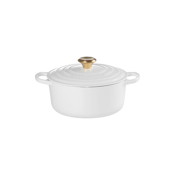Signature rund gryde Ø 24 cm, white Signature rund gryde Ø 24 cm, white, Le Creuset