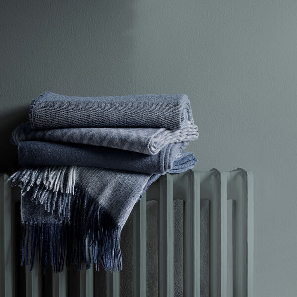 Horizon plaid, dark blue, ELVANG