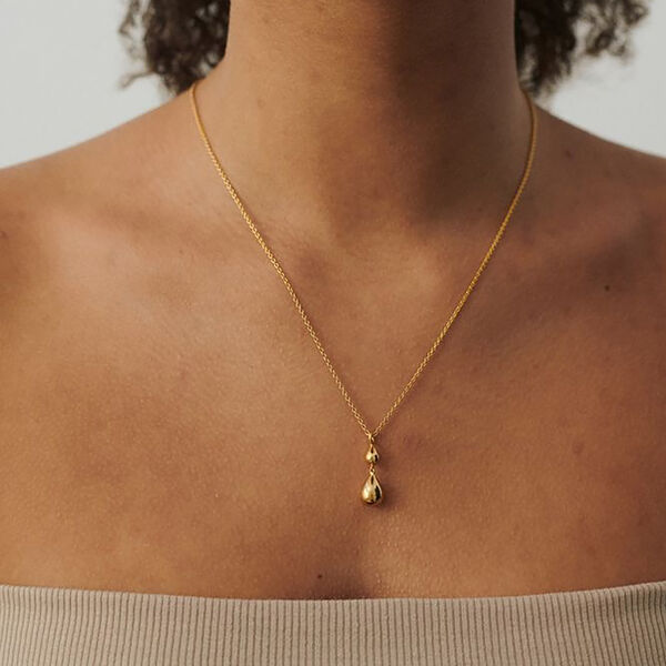 Rain Necklace, forgyldt, Pernille Corydon Jewellery