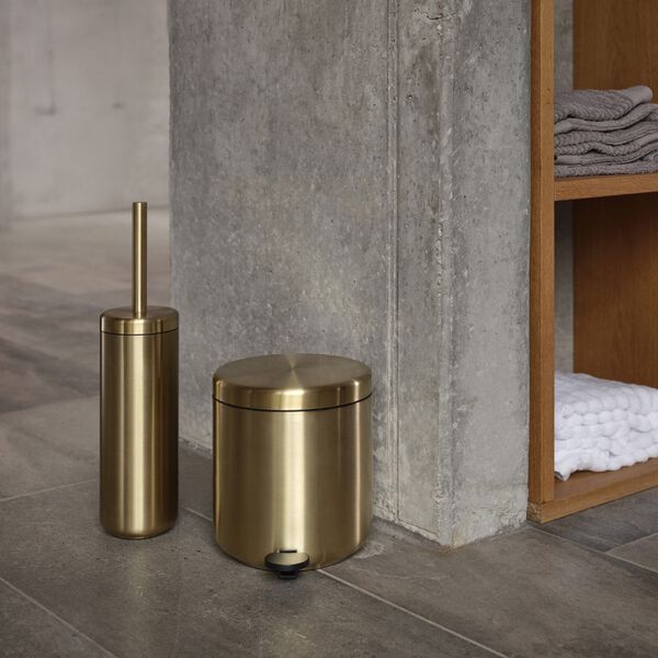 Ume toiletbørste, brass, Zone Denmark