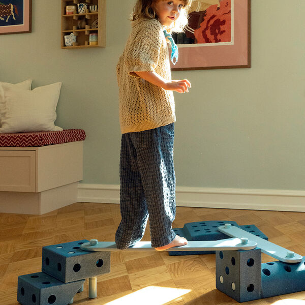 2 x balancebomme, sky blue, MODU