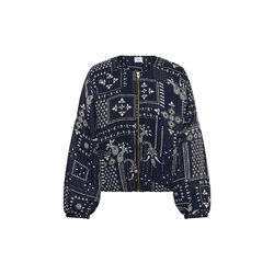 StephanieSZ Bomber Jacket, nightsky paisley mosaic, Saint Tropez