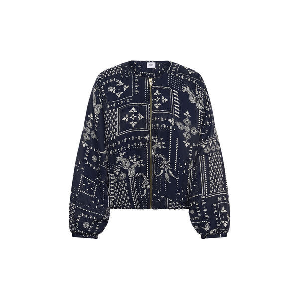 StephanieSZ Bomber Jacket, nightsky paisley mosaic, Saint Tropez